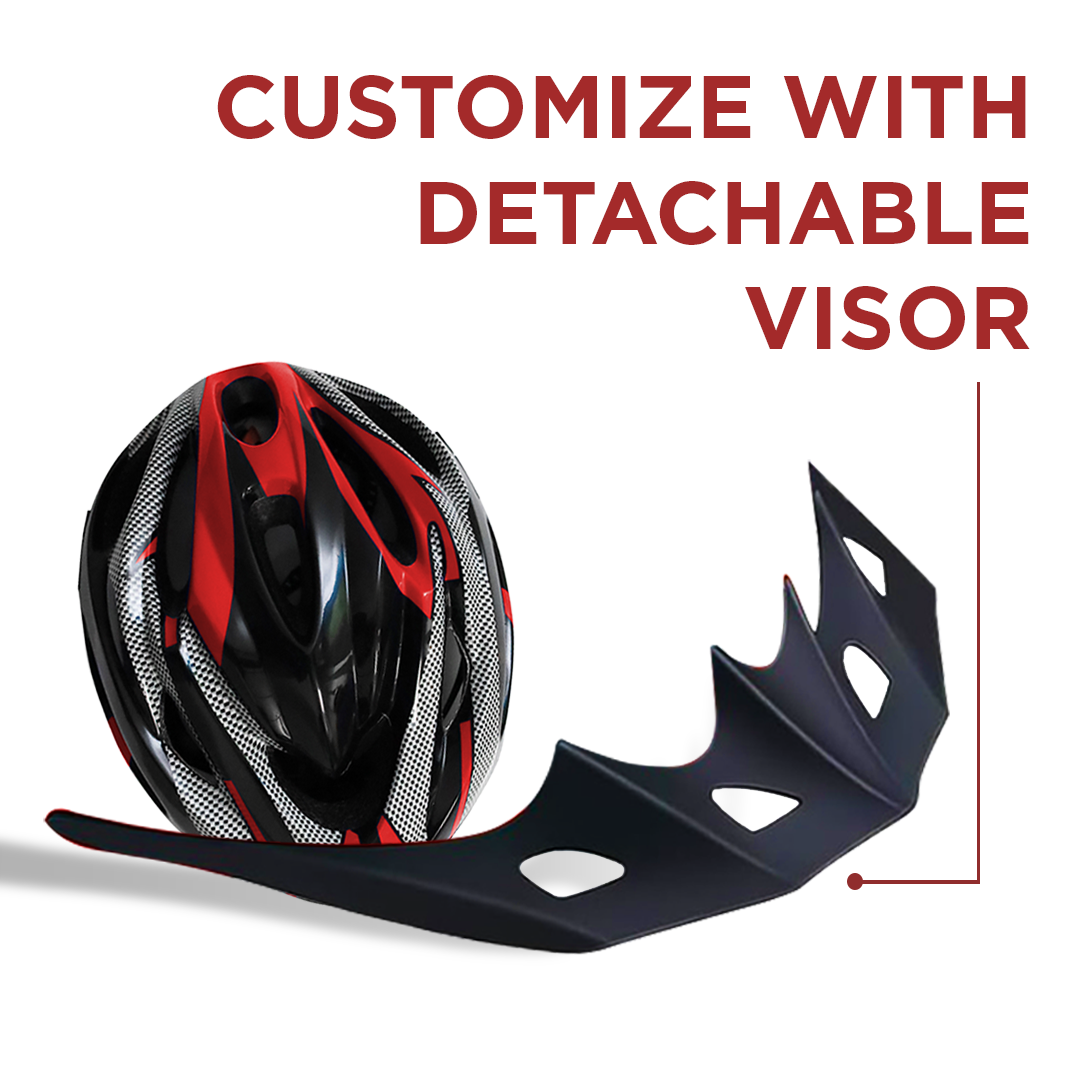 Endless EL1051 High Quality Cycle and Skates Helmet with Adjustable Strap | With Inside Cushioning Padding for Comfort | For Adults, Women and Men| Size: Free Size| Material : Polycarbonate, EPS