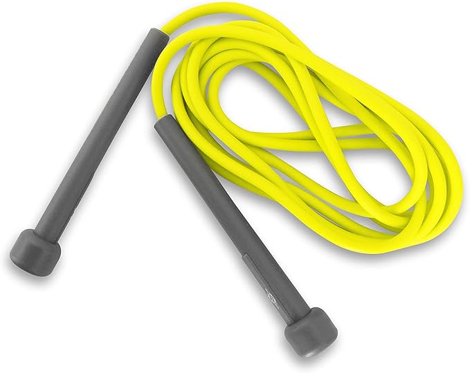 Nivia Trainer Skipping Rope for Men & Women | Size: Free and Adjustable | Material: Polyvinyl Chloride | Use for Cardio Exerice, Workout, Warmup & Weight Loss Training