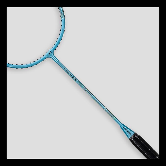 HUNDRED Powertek 200 PRO Badminton Racquet with Head Cover | Strung | Material: Aluminium | for Intermediate Players | 95 Grams | Maximum String Tension: 18-20lbs