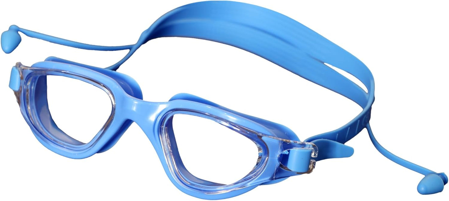 Endless EL1002 Stylish Swimming Goggle with Anti-Fog and UV Protection | Material: Silicon, Plastic | With Adjustable Strap and Ear Buds | Soft Silicon Gasket for Leak Proof | With Hard Case