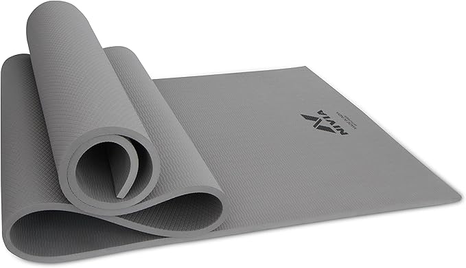 Nivia Ethylene Vinyl Acetate Anti-Skid Yoga Mat | Comfortable and From Cushioning | Eco friendly | Use for Yoga & Exercise | Non-Slip Surface