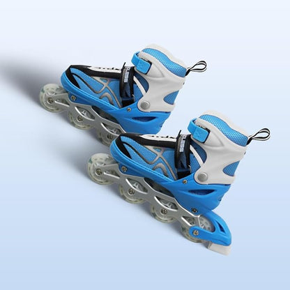 Endless EL1027 Inline Adjustable Skate | for Unisex 12 Years & Above | Aluminium Chassis & 70mm PU Wheels | All Wheels Flash- ABEC 7 Bearings