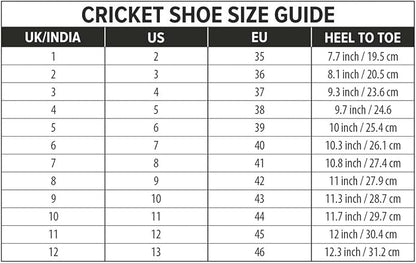 DSC Jaffa 22 Cricket Sport Shoes | for Men & Boys | Breathable Mesh | Non-Slip Sole | Improved Stability | Embossed Design | Durable & Lightweight