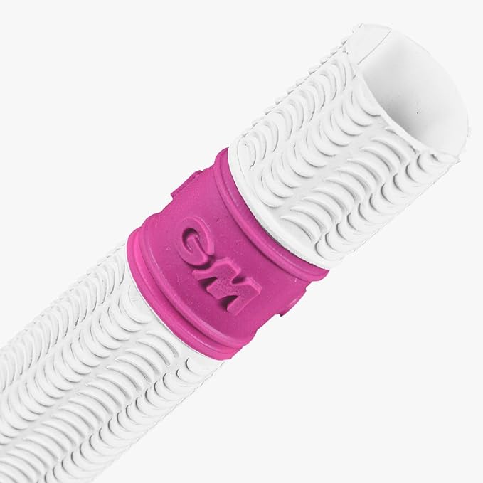 GM Ripple Cricket Bat Grip, Size - Mens, Colour - White/Purple (Pack of 1)