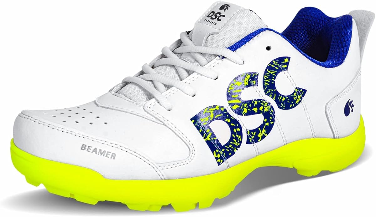 DSC Beamer Cricket Sport Shoes | for Kids | Material: Polyvinyl Chloride | Breathable, Lightweight & Highly Durable | Long Lasting Performance