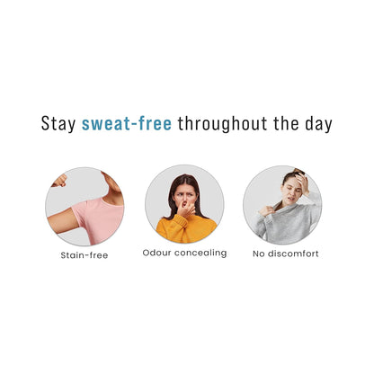 Sirona Disposable Underarm Sweat Pads | Self-Adhesive, High Absorbency Sweat Shields | Invisible Underarm Pads for Men & Women | Odor & Sweat Protection