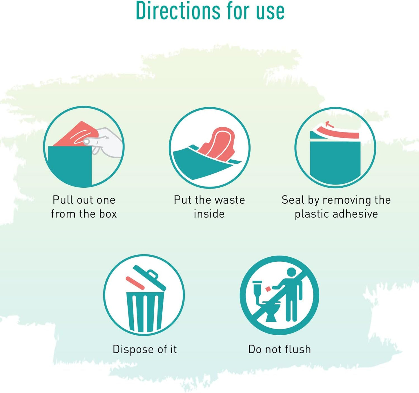Sirona Personal Disposal Bags | Leak-Proof, Odor-Sealing & Oxo-Biodegradable Hygiene Disposal Bags | Discreet Bags for Sanitary Pads, Tampons, Panty Liners, Condoms & Personal Waste