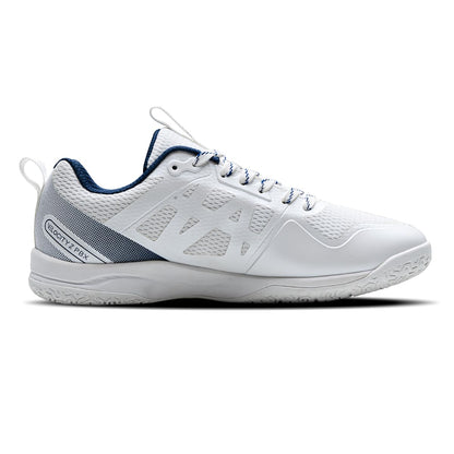 Hundred Velocity Z PBX Unisex Non-Marking Pickleball Shoes | Lightweight Comfort and Cushioned Grip for Indoor & Outdoor Court Play (White/Navy)