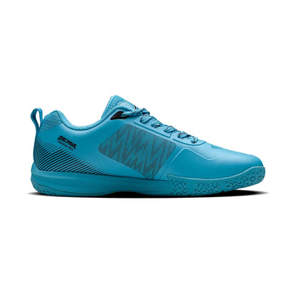 Hundred Beast Armor PBX Unisex Non-Marking Pickleball Shoes | Lightweight Comfort and Cushioned Grip for Indoor & Outdoor Court Play (Blue/White/Black))