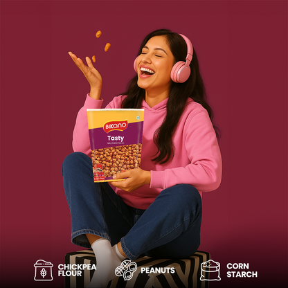 Bikano Tasty Spicy Crunchy & Roasted Snack | Premium Nutty Delight with Rich Spices | Perfect Munch for Any Time | Packed with Bold Flavors & Quality Ingredients – 1kg