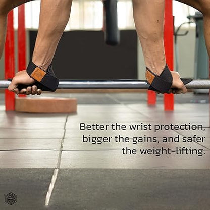 Boldfit Weight Lifting Straps and Wrist Support for Gym - Accessories for Men and Women - Deadlift Strap for Weightlifting and Grip