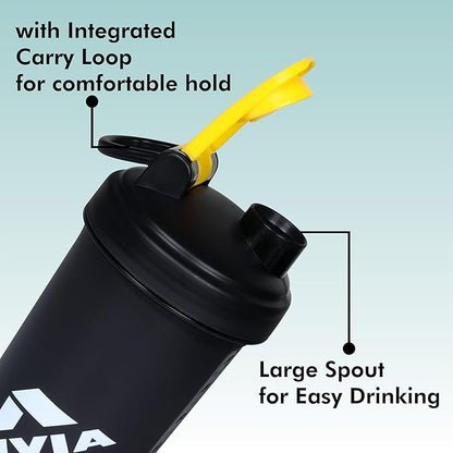 NIVIA Street Sports Water Bottle Shaker | Capacity: 750 ml | Material: Plastic | For Kids, Men & Women | Use During of Cycling, Gym, Running & Training