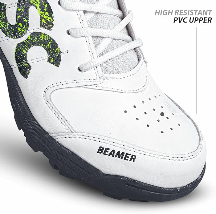 DSC Beamer Cricket Sport Shoes | for Kids | Material: Polyvinyl Chloride | Breathable, Lightweight & Highly Durable | Long Lasting Performance