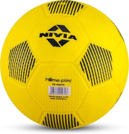 Nivia Home Play Football | Material: Rubber | Machine Stitched | 32 Panel | Hobby Playing Ball | Soccer Ball