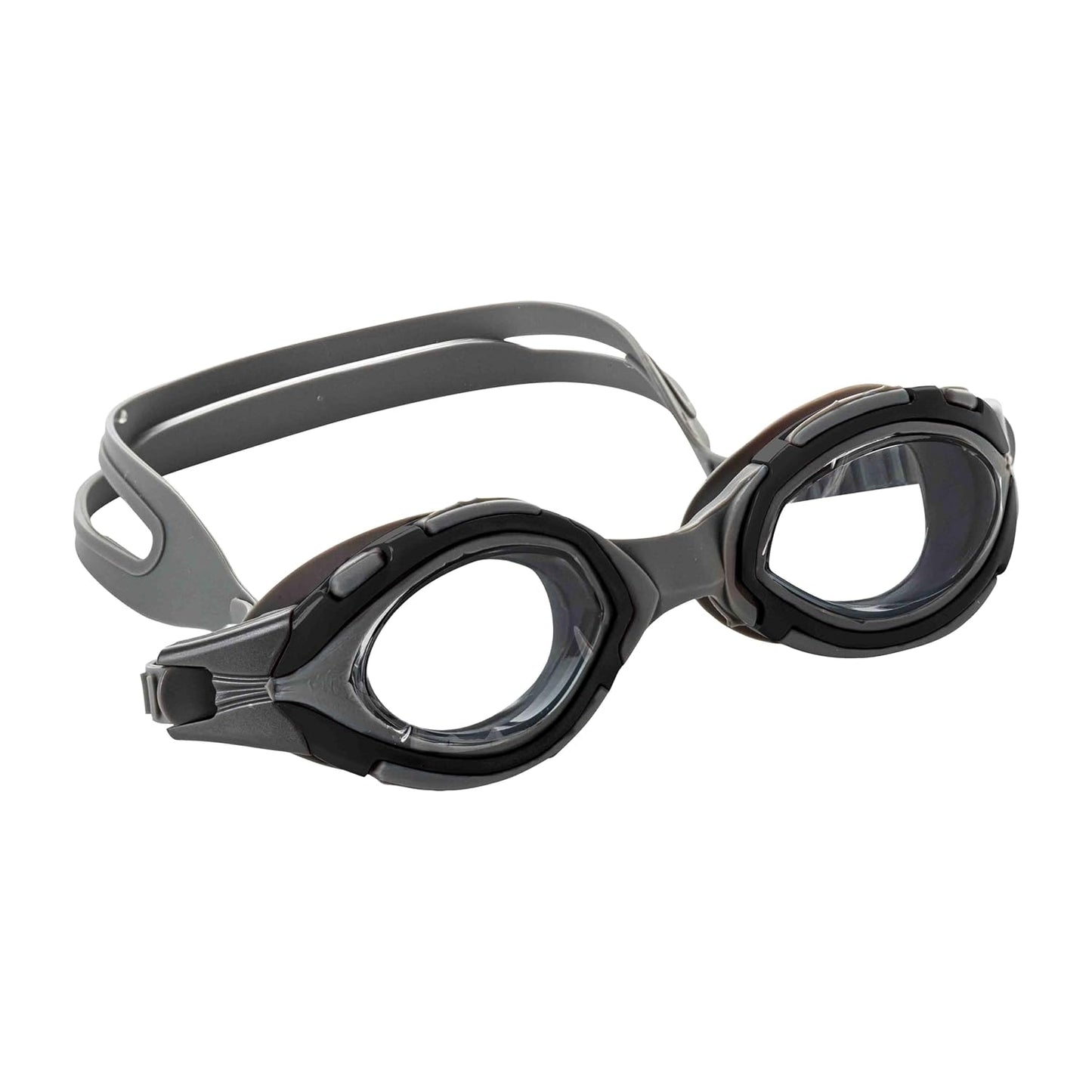 Endless EL1001 Swimming Goggle with Anti-Fog and UV Protection | Attached Ear Buds and Adjustable Strap | Soft Silicone Gasket for Leak Proof | With Hard Case | Size: Free Size | Material : Silicon, Rubber
