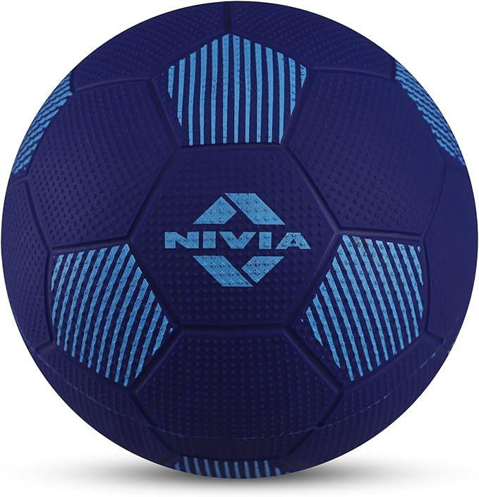 Nivia Home Play Football | Material: Rubber | Machine Stitched | 32 Panel | Hobby Playing Ball | Soccer Ball