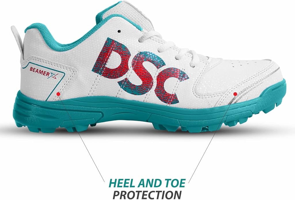 DSC Beamer Cricket Sport Shoes | for Kids | Material: Polyvinyl Chloride | Breathable, Lightweight & Highly Durable | Long Lasting Performance