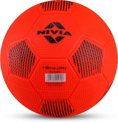 Nivia Home Play Football | Material: Rubber | Machine Stitched | 32 Panel | Hobby Playing Ball | Soccer Ball