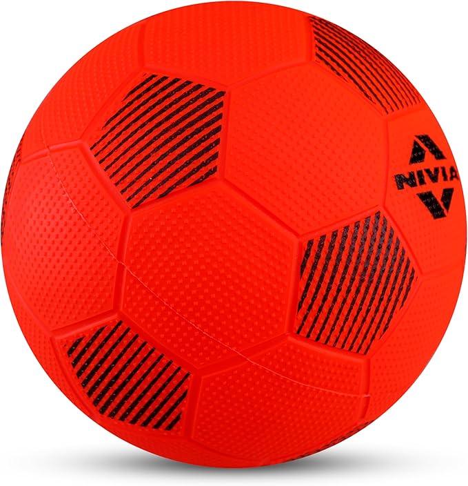 Nivia Home Play Football | Material: Rubber | Machine Stitched | 32 Panel | Hobby Playing Ball | Soccer Ball