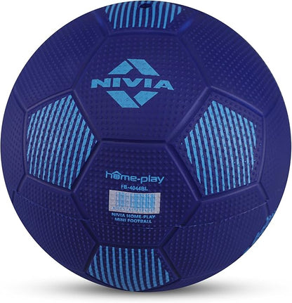 Nivia Home Play Football | Material: Rubber | Machine Stitched | 32 Panel | Hobby Playing Ball | Soccer Ball