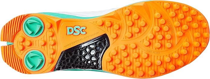 DSC Jaffa 22 Cricket Sport Shoes | for Men & Boys | Breathable Mesh | Non-Slip Sole | Improved Stability | Embossed Design | Durable & Lightweight