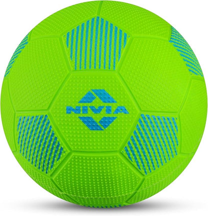 Nivia Home Play Football | Material: Rubber | Machine Stitched | 32 Panel | Hobby Playing Ball | Soccer Ball