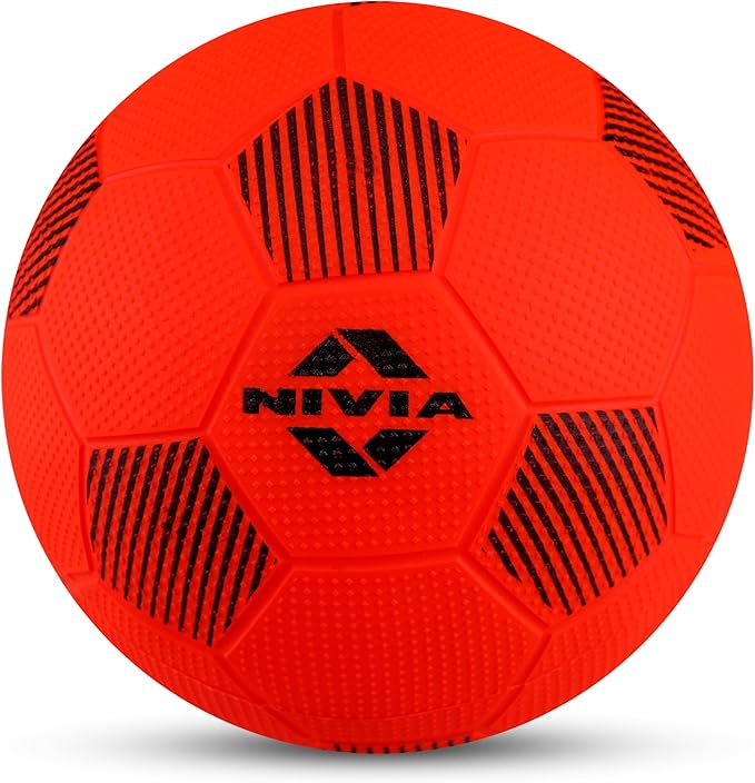 Nivia Home Play Football | Material: Rubber | Machine Stitched | 32 Panel | Hobby Playing Ball | Soccer Ball