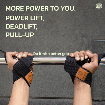Boldfit Weight Lifting Straps and Wrist Support for Gym - Accessories for Men and Women - Deadlift Strap for Weightlifting and Grip