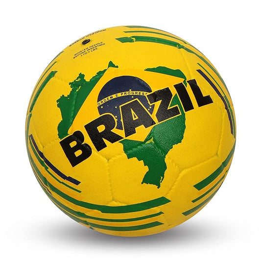 COUNTRY COLOR MOLDED FOOTBALL SIZE 5 - BRASIL