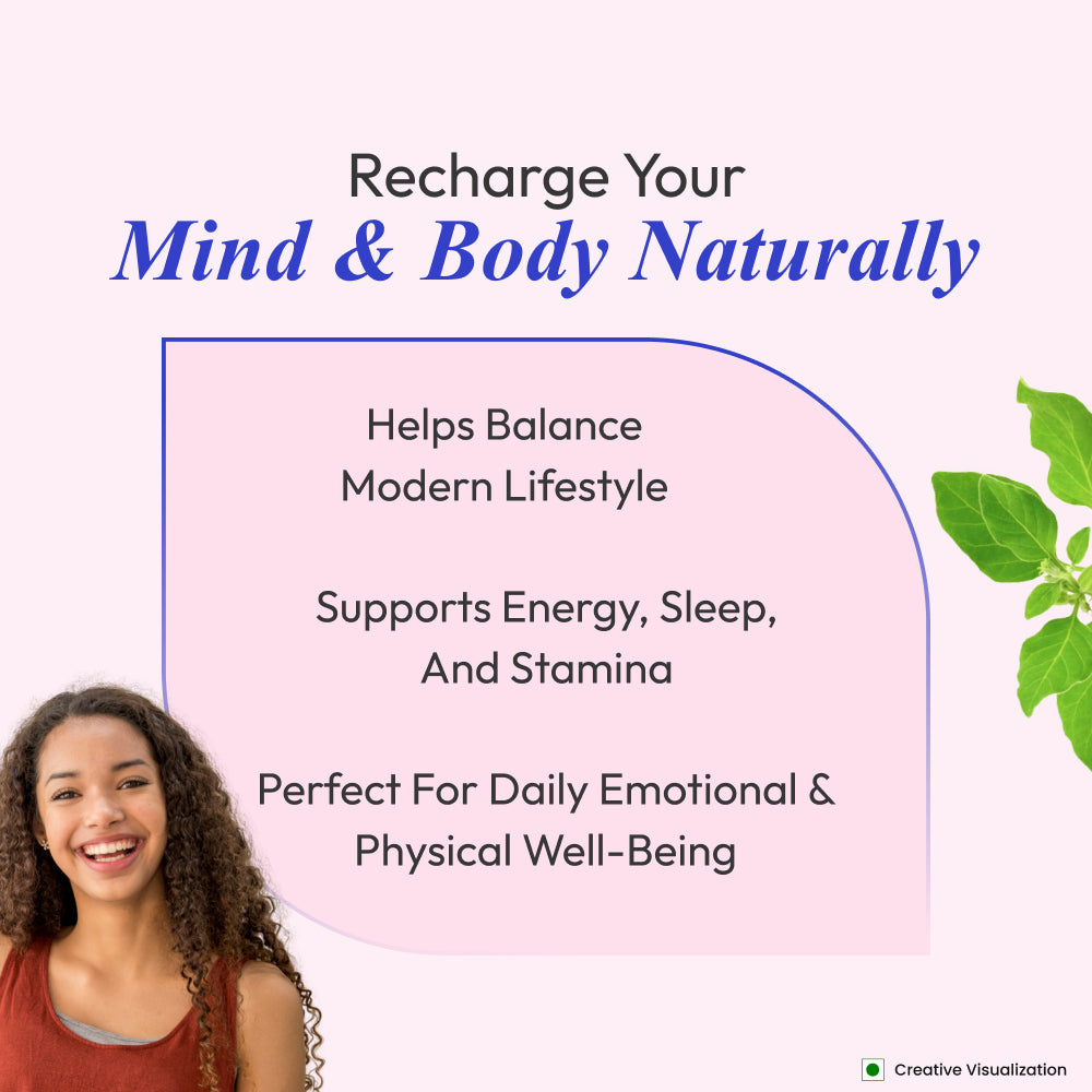 Patanjali Nutrela Ashwagandha Capsules 1720 mg | Natural Sleep Support & Relaxation Supplement | Stress Relief, Calm Mind & Better Sleep | 120  Capsules |  Vegetarian   | For Adults