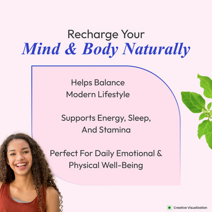 Patanjali Nutrela Ashwagandha Capsules 1720 mg | Natural Sleep Support & Relaxation Supplement | Stress Relief, Calm Mind & Better Sleep | 120  Capsules |  Vegetarian   | For Adults