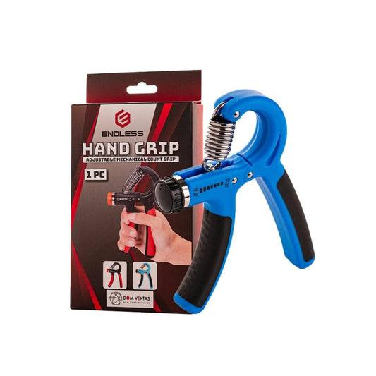 ENDLESS EL-1039 Adjustable Hand Grip Strengthener | Level: 10Kg to 40Kg Resistance | Equipment to Use in Home and Gym | for Forearm & Finger Power Gripper Exercises | Color: Assorted