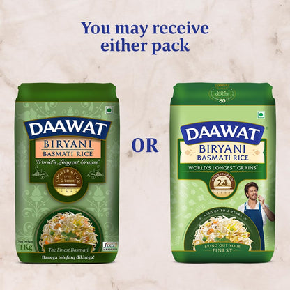 Daawat Biryani Basmati Rice, 1kg