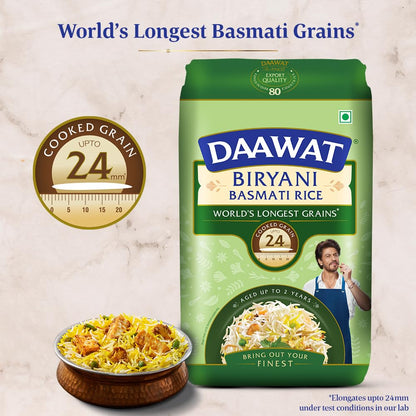 Daawat Biryani Basmati Rice, 1kg