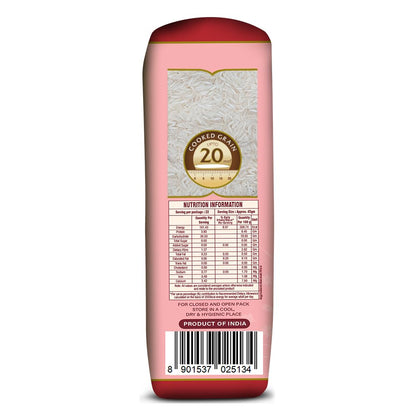 Daawat Super Basmati Rice 5kg (25% Extra) | Long Grain Aged Rice | Perfect for Everyday Cooking, Biryani & Pulao