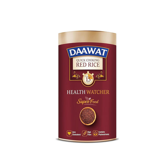 DAAWAT Quick Cooking Red Rice | 1Kg Pack | High in Fibre | Cooks in 15 Minutes | Whole Grain & Gluten-Free | Ideal for Healthy Meals
