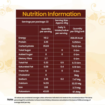 DAAWAT Quick Cooking Red Rice | 1Kg Pack | High in Fibre | Cooks in 15 Minutes | Whole Grain & Gluten-Free | Ideal for Healthy Meals