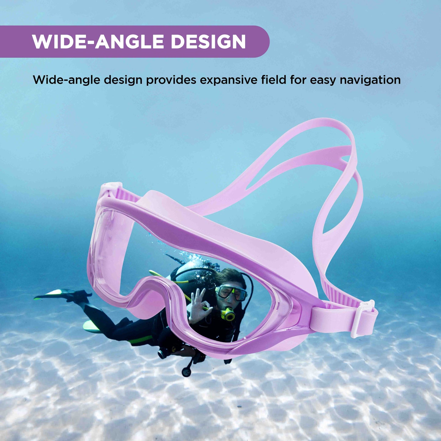 Endless EL1010 Premium Swimming Goggle with Anti-Fog and UV Protection | Material : Silicon, PU | Stylish Big Frame for more Visibility | Soft Silicone Gasket for Leak Proof | With Hard Case