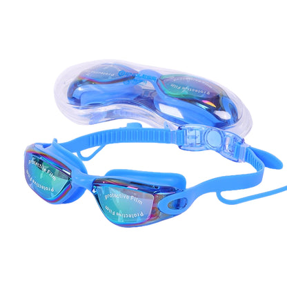 ENDLESS EL1005 Stylish Swimming Goggle with Anti-Fog and UV Protection | Material: Silicon, PU | Attached Ear Buds and Adjustable Strap | Soft Silicone Gasket for Leak Proof | With Hard Case