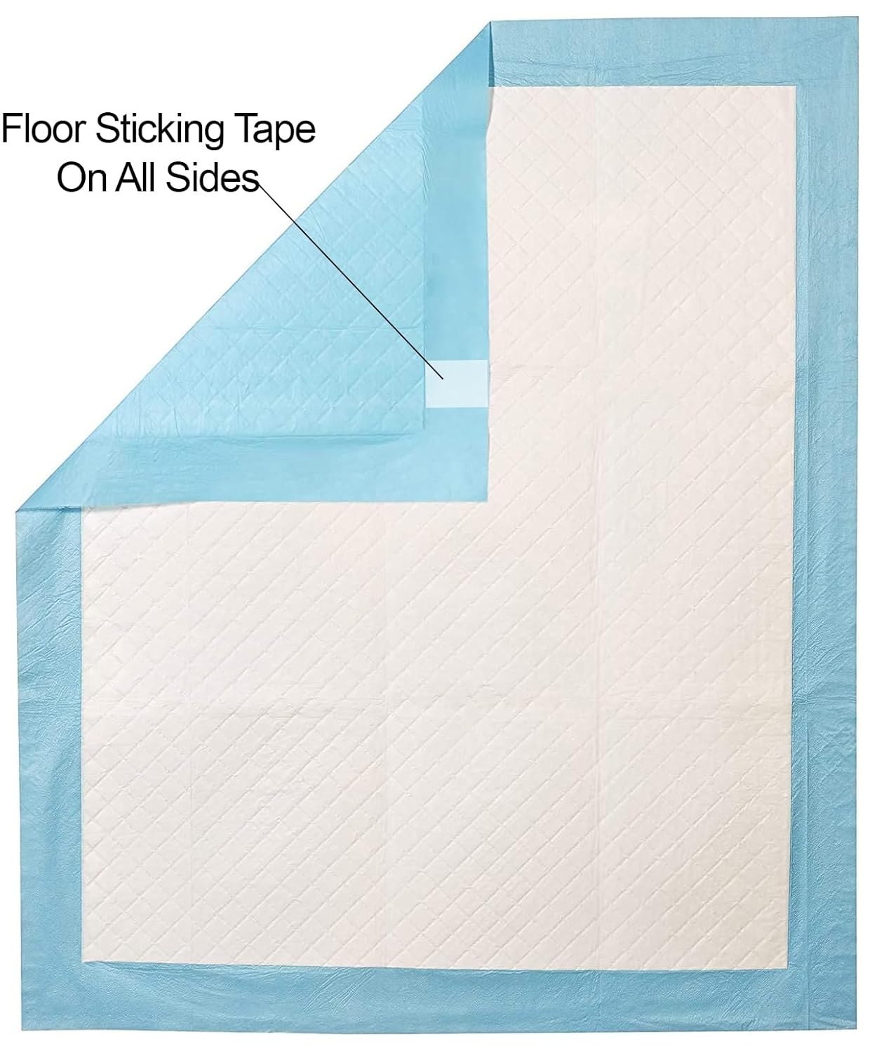Patch & Marshall Training Pads – Rapid Dry Non-Woven Pads with Odor Control and Adhesive Tape | White | XL 60x90 cm | 60 Pads + 200 ml Odor Remover | Suitable for All Breeds