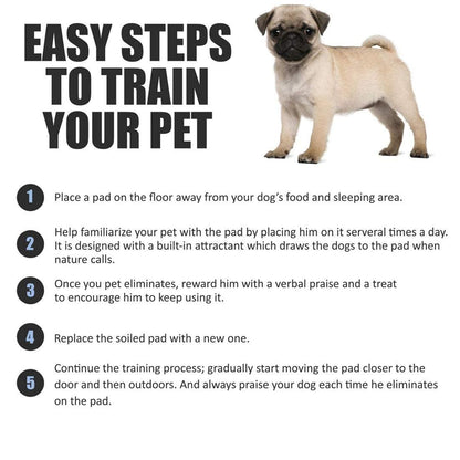 Patch & Marshall Training Pads – Rapid Dry Non-Woven Pads with Odor Control and Adhesive Tape | White | XL 60x90 cm | 60 Pads + 200 ml Odor Remover | Suitable for All Breeds