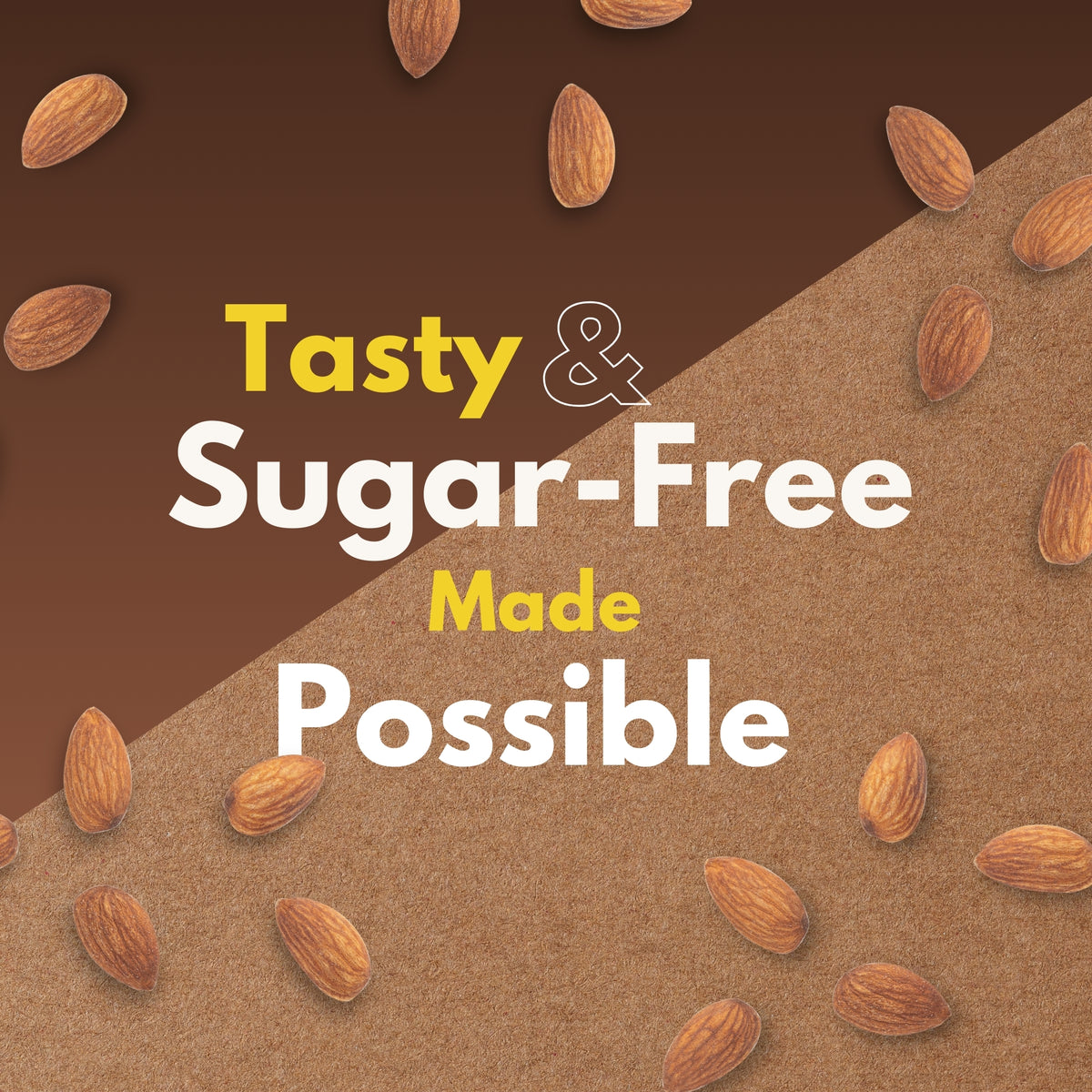 Sugar Free Almond Cookies, Crunchy Nutty Biscuits with Almonds, No Added Sugar Cookies for Snacking, Tea-Time Cookies, 150g (Pack of 3, 450g)