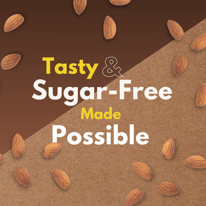 Sugar Free Almond Cookies, Crunchy Nutty Biscuits with Almonds, No Added Sugar Cookies for Snacking, Tea-Time Cookies, 150g (Pack of 3, 450g)