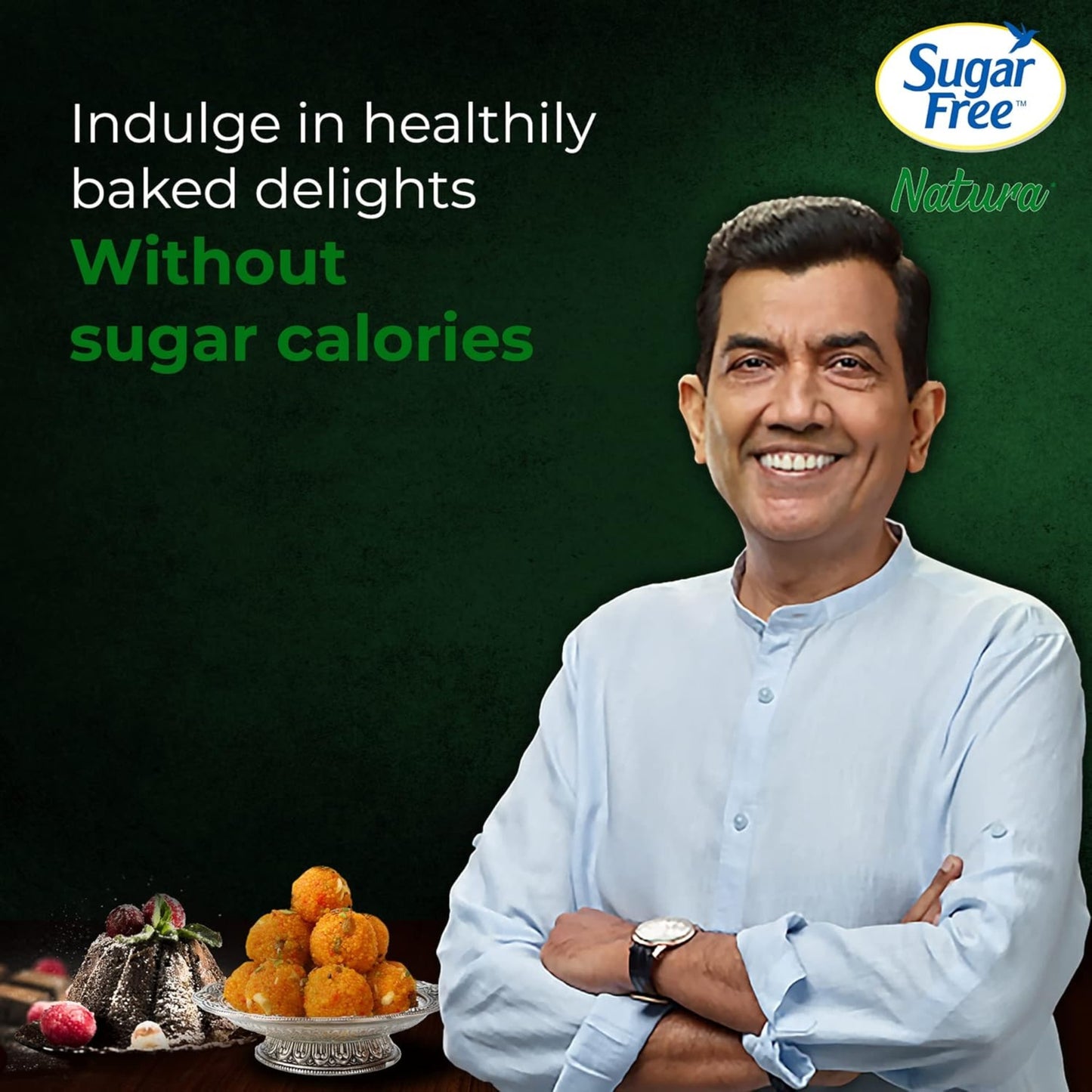 Sugar Free Natura Sweetener Pellets, Zero Added Sugar Tabletop Sweetener Tablets, Low Calorie Sugar Substitute for Tea & Coffee, 300 Pellets (Pack of 4)