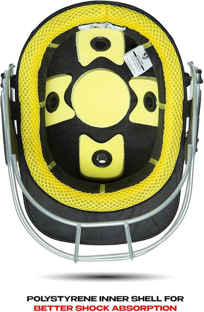 SG Blazetech Cricket Helmet | Lightweight and Durable Protective Batting Gear – Adjustable Fit for Men, Women, and Youth Players