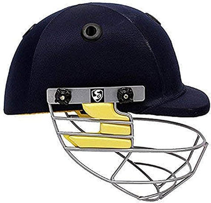 SG Blaze Tech Cricket Premium Helmet | Available in Blue, Black, and Green | Lightweight and Strong Protective Gear for Batting – Adjustable Fit for Men, Women, and Youth