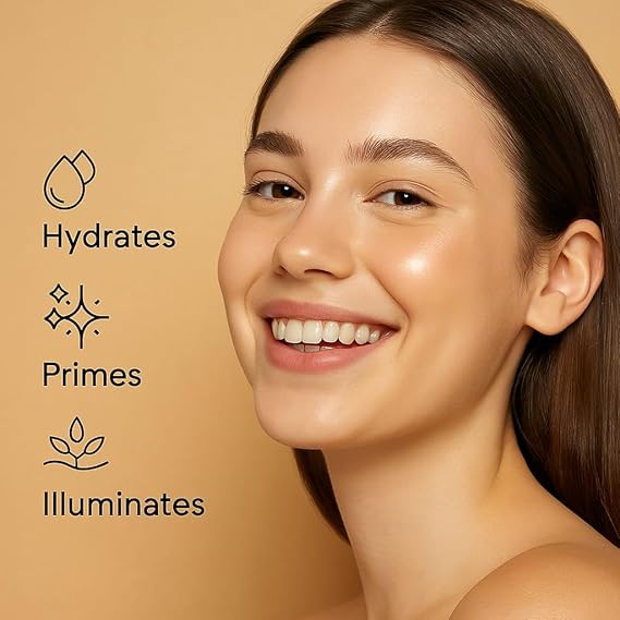 Jaquline USA Lumiglo Illuminating Strobe Cream – Golden Glo (30g) | Radiant Glow Highlighter Cream for a Luminous Finish | Lightweight & Blendable Formula