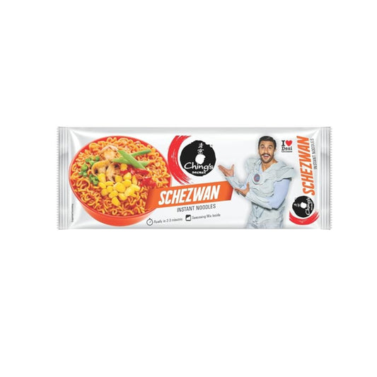 Ching's Secret Schezwan Instant Noodles | Single Pack | Spicy and Tangy Indo-Chinese Style Noodles – Quick and Flavorful Snack
