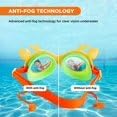 ENDLESS EL1003 Children Swimming Goggle with Anti-Fog and UV Protection | Material: Silicon, PU | Attached Ear Buds and Adjustable Strap | Soft Silicone Gasket for Leak Proof | With Hard Case