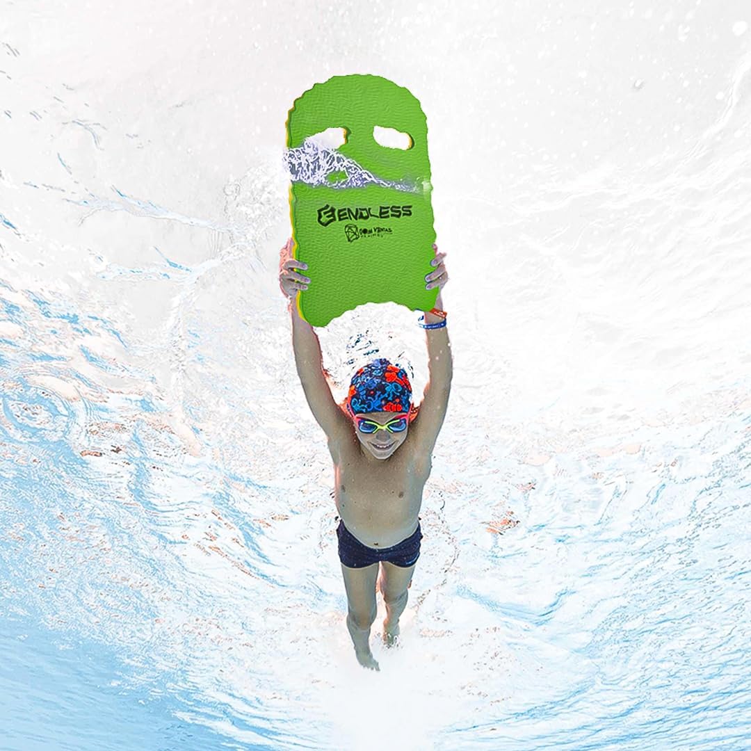 Endless EL1011 Swimming Kickboard With Comfortable Design | Material: EVA | For Beginners Swimming Training Floaters | For Kids and Adults Floating Pads
